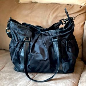 Burrbery baby crossbody & tote bag